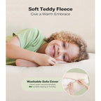 Canapé causeuse confortable Teddy 51 pour petits espaces - Structure tout bois, installation sans outil pour chambre et salon, beige