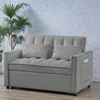 Canapé-lit 4 places moderne en velours 52,75 $ avec dossier réglable