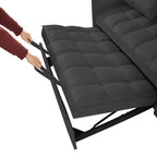 Canapé-lit 4 places moderne en velours 52,75 $ avec dossier réglable