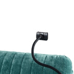 Canapé convertible en chenille de 53,9 po avec lit gigogne, 3 ports USB et rangement intelligent