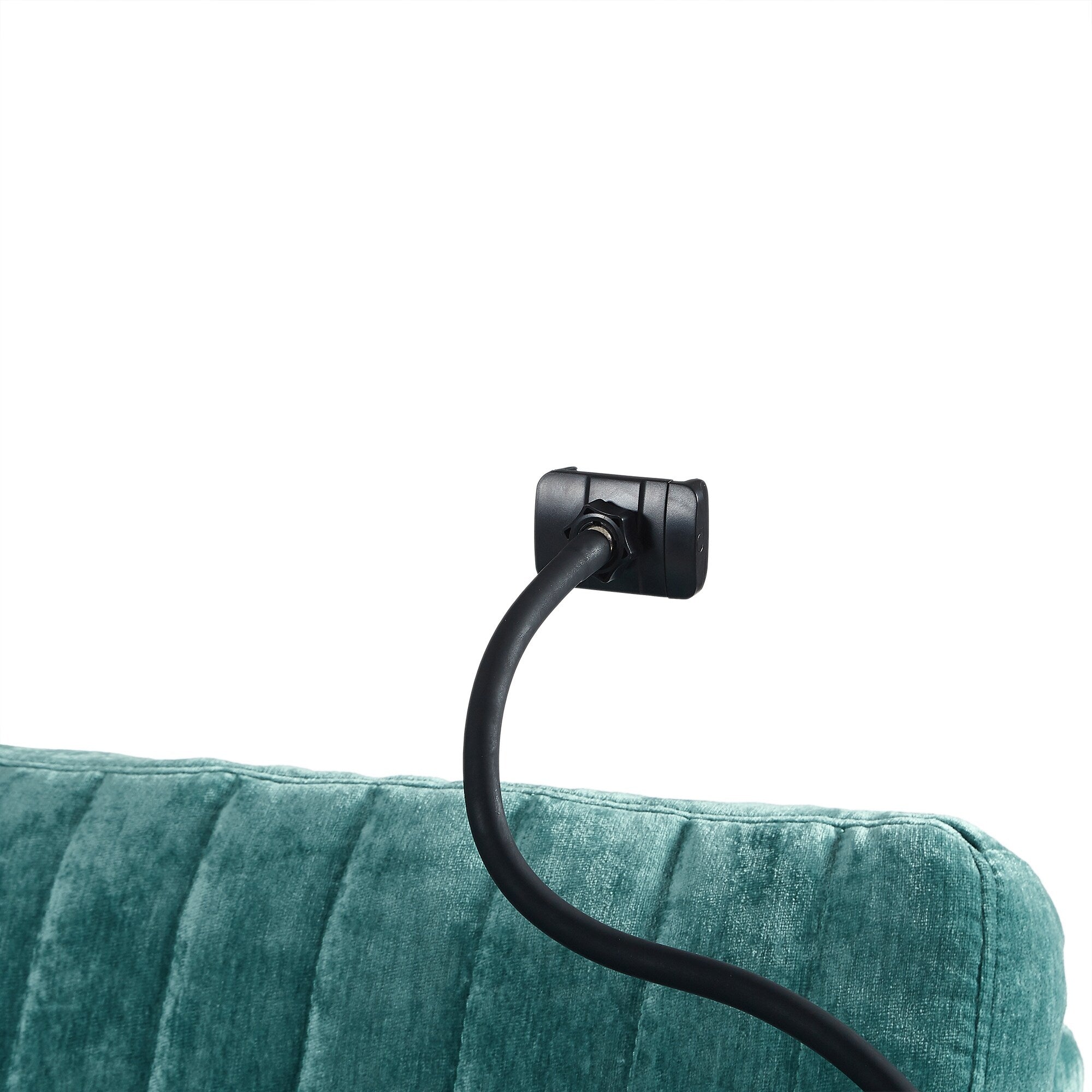 Canapé convertible en chenille de 53,9 po avec lit gigogne, 3 ports USB et rangement intelligent