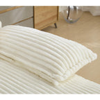 Chaise longue surdimensionnée de 54,75 W, canapé-lit moelleux et rembourré avec 2 oreillers