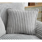 Chaise longue surdimensionnée de 54,75 W, canapé-lit moelleux et rembourré avec 2 oreillers