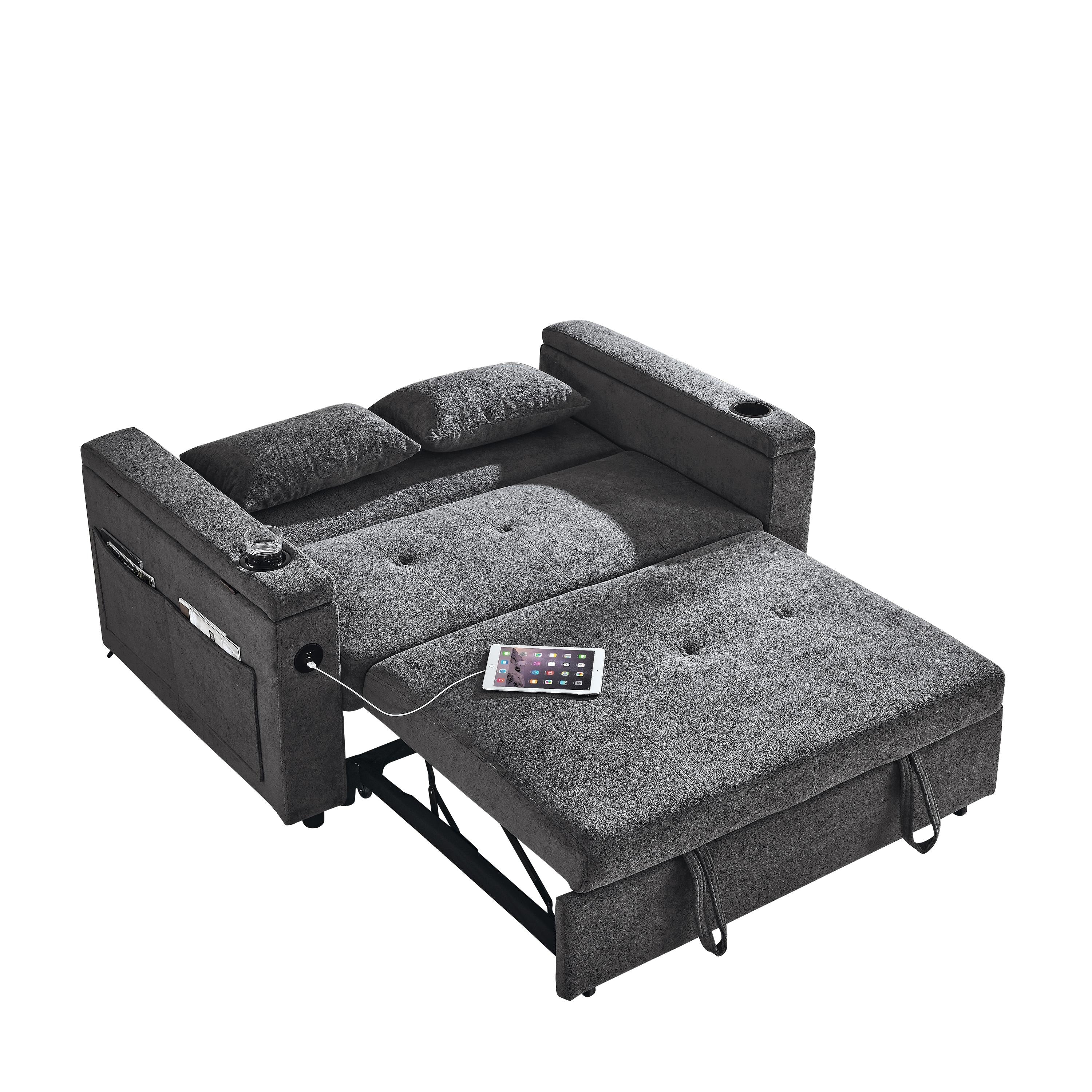 Canapé-lit gigogne 54 places Canapé-lit inclinable à deux places