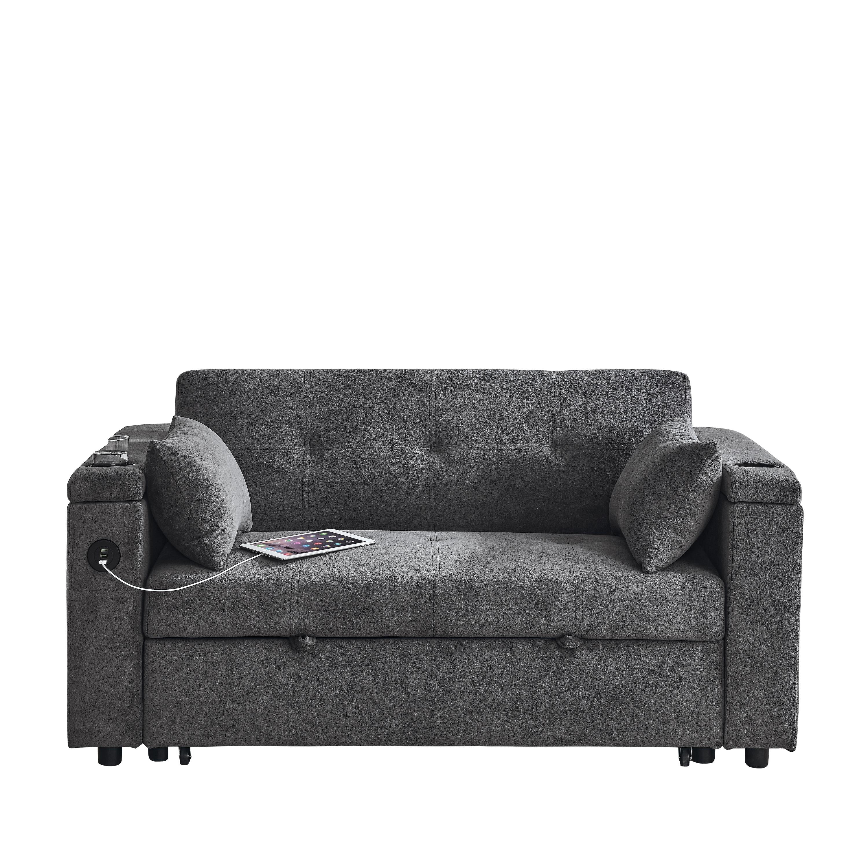 Canapé-lit gigogne 54 places Canapé-lit inclinable à deux places