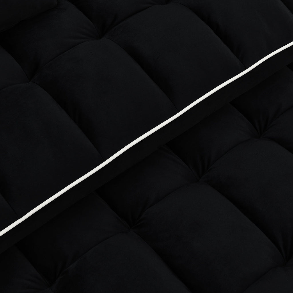 Canapé-lit pliable polyvalent de 55,51 pouces en 3 longueurs