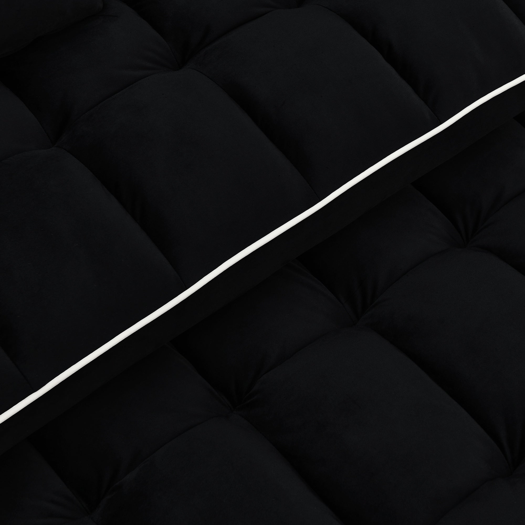 Canapé-lit pliable polyvalent de 55,51 pouces en 3 longueurs