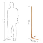 Lampe d'angle en métal RVB 55 LED minimaliste sur pied