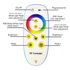 Lampe d'angle en métal RVB 55 LED minimaliste sur pied