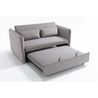 55 petits canapés causeuse en velours avec 2 coussins et dossier inclinable - 2 places