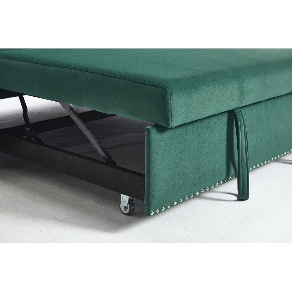 55 petits canapés causeuse en velours avec 2 coussins et dossier inclinable - 2 places