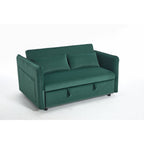 55 petits canapés causeuse en velours avec 2 coussins et dossier inclinable - 2 places