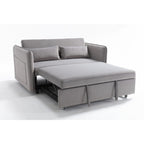 55 petits canapés causeuse en velours avec 2 coussins et dossier inclinable - 2 places