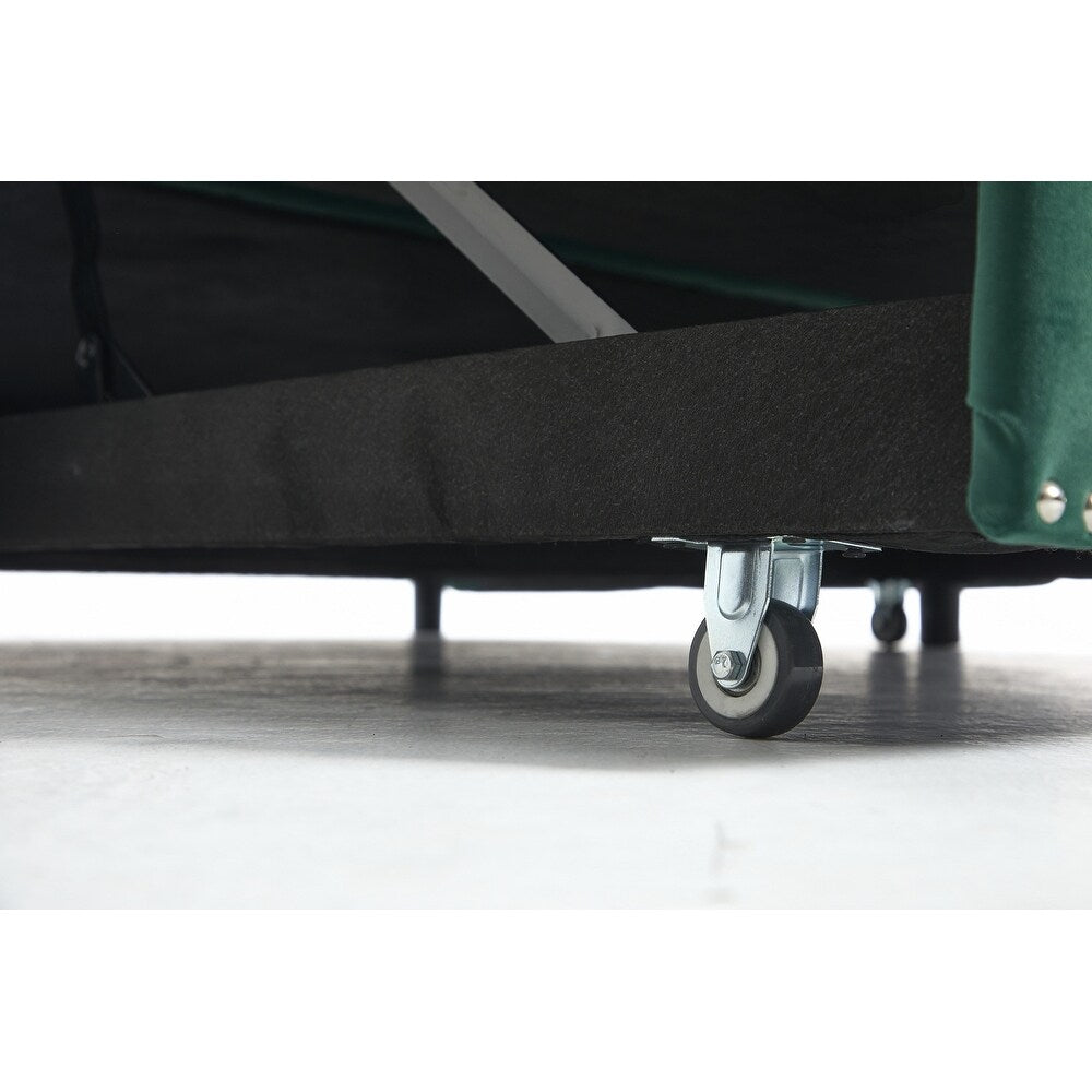 55 petits canapés causeuse en velours avec 2 coussins et dossier inclinable - 2 places