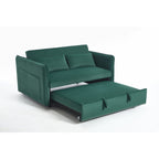 55 petits canapés causeuse en velours avec 2 coussins et dossier inclinable - 2 places