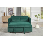 55 petits canapés causeuse en velours avec 2 coussins et dossier inclinable - 2 places