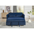 55 petits canapés causeuse en velours avec 2 coussins et dossier inclinable - 2 places