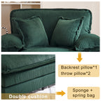 Fauteuil surdimensionné de 56,9 W avec ottoman, fauteuil de lecture pour chambre à coucher, canapé-lit inclinable moderne surdimensionné