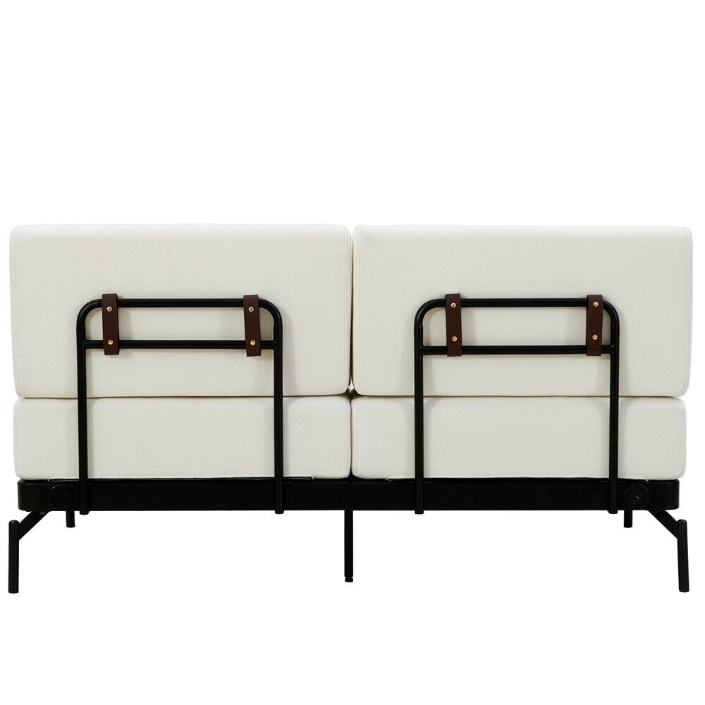 Canapé-lit 2 places de 59 pouces avec ports USB flexibles