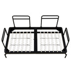 Canapé causeuse moderne en chenille de 59 po avec ports de chargement USB, accoudoirs cylindriques et capacité de charge de 440 lb