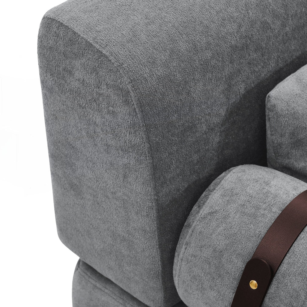 Canapé causeuse moderne de 59 pouces