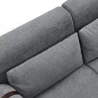 Canapé causeuse moderne de 59 pouces