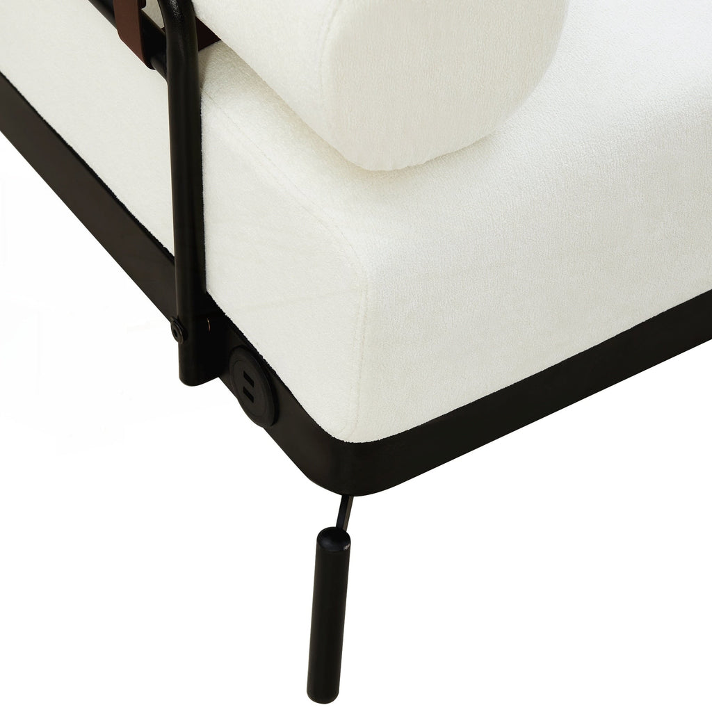 Canapé causeuse moderne de 59 pouces