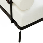 Canapé causeuse moderne de 59 pouces