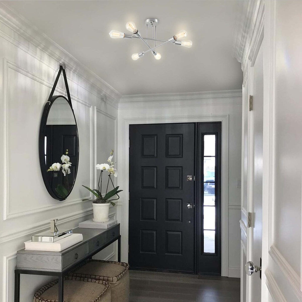 Plafonnier semi-encastré moderne en métal Sputnik de 60 cm (23,62 po)