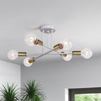 Plafonnier semi-encastré moderne en métal Sputnik de 60 cm (23,62 po)