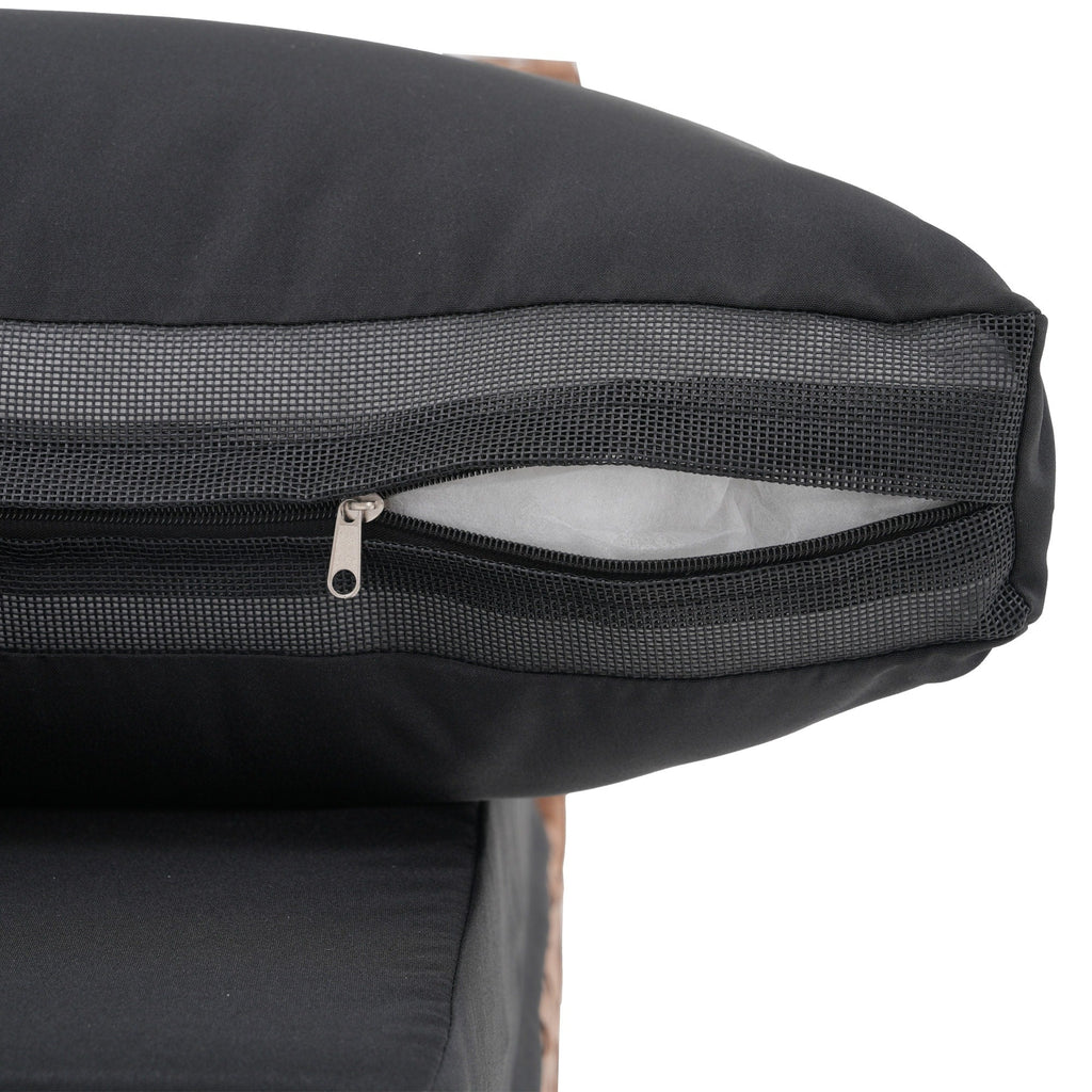 Ensemble de sièges d'extérieur sectionnels pour 6 personnes avec coussins