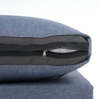 Ensemble de sièges d'extérieur sectionnels pour 6 personnes avec foyer