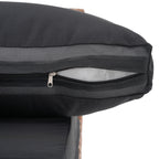 Ensemble de sièges d'extérieur sectionnels pour 6 personnes avec foyer