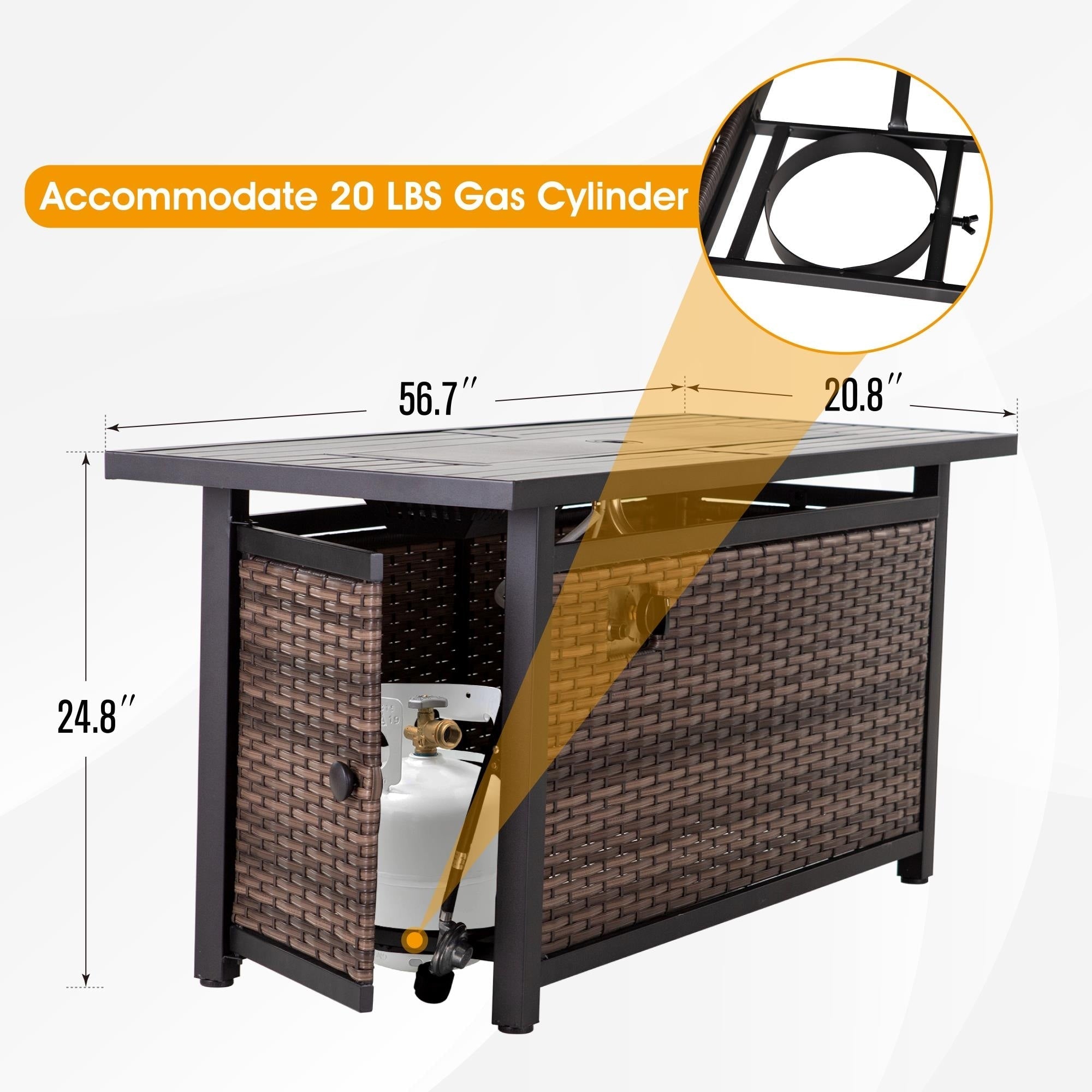 Ensemble de 6 à 11 canapés d'extérieur en osier, style demi-lune, avec grand salon de jardin et table pour foyer