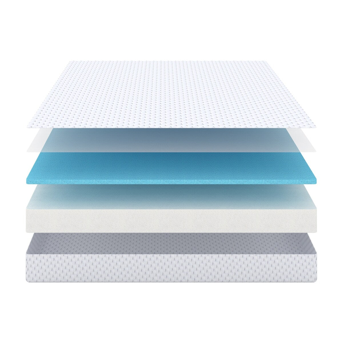 Matelas en mousse à mémoire de forme gel 6 pouces, confort moyen