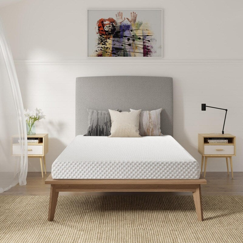 Matelas en mousse à mémoire de forme avec gel de 6 pouces