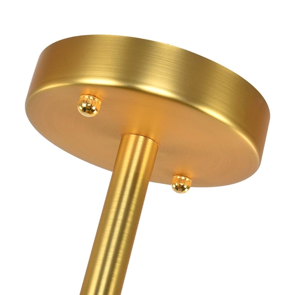 Plafonnier semi-encastré linéaire Sputnik à 6 lampes, design industriel moderne et à intensité variable