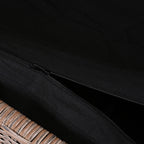 Ensemble de canapés de patio en rotin PE 6 pièces avec rangement et sièges réglables