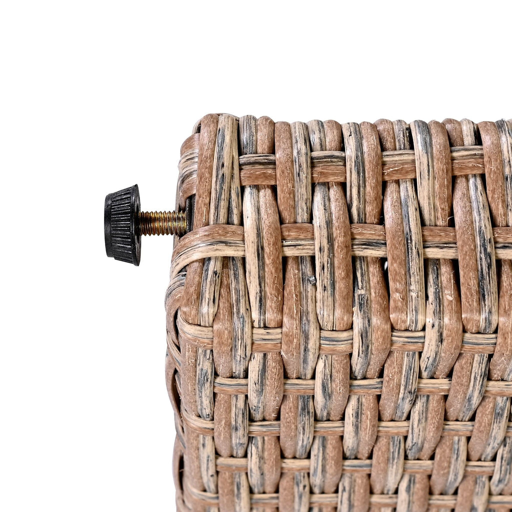 Ensemble de canapés de patio en rotin PE 6 pièces avec rangement et sièges réglables