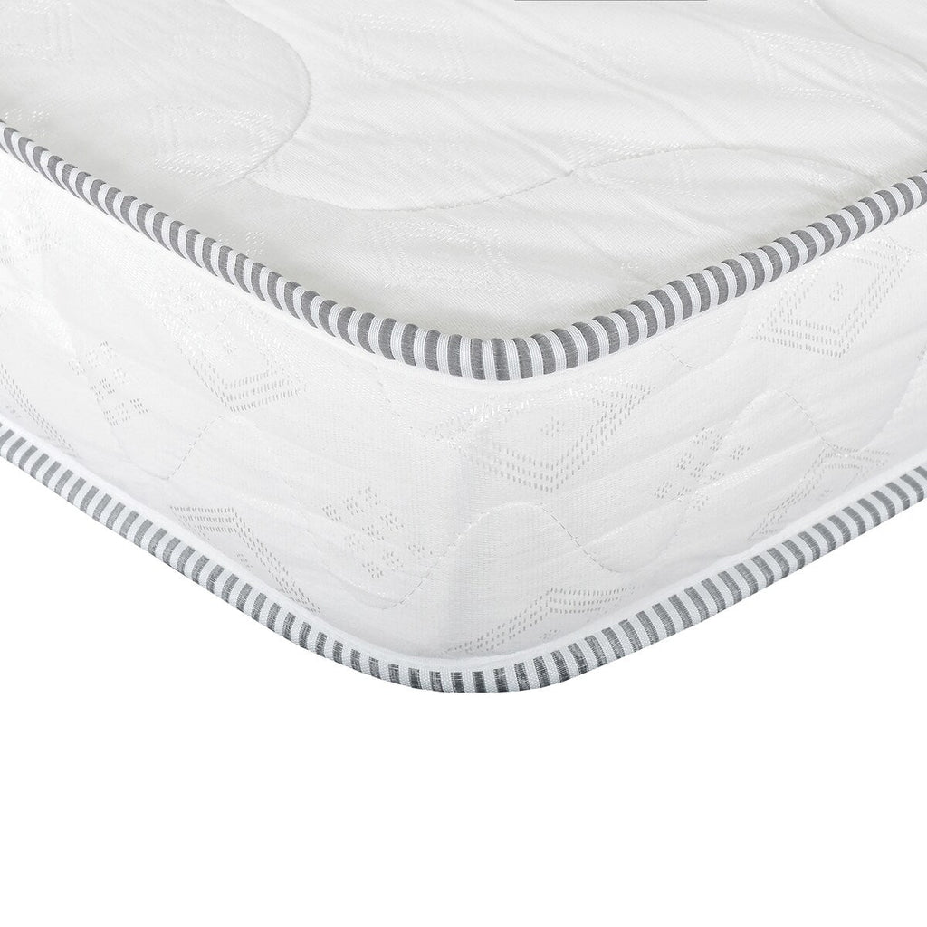 Matelas en mousse ferme réversible de 6 po dans une boîte, matelas simple en mousse haute densité, blanc