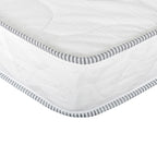 Matelas en mousse ferme réversible de 6 po dans une boîte, matelas simple en mousse haute densité, blanc