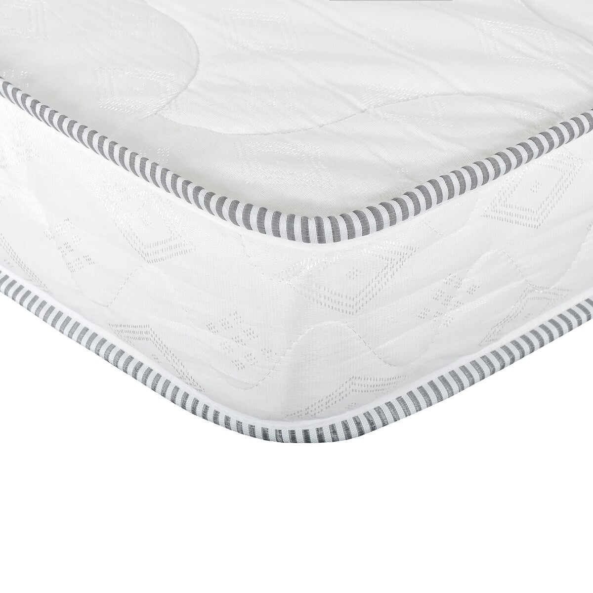 Matelas en mousse ferme réversible de 6 po dans une boîte, matelas simple en mousse haute densité, blanc