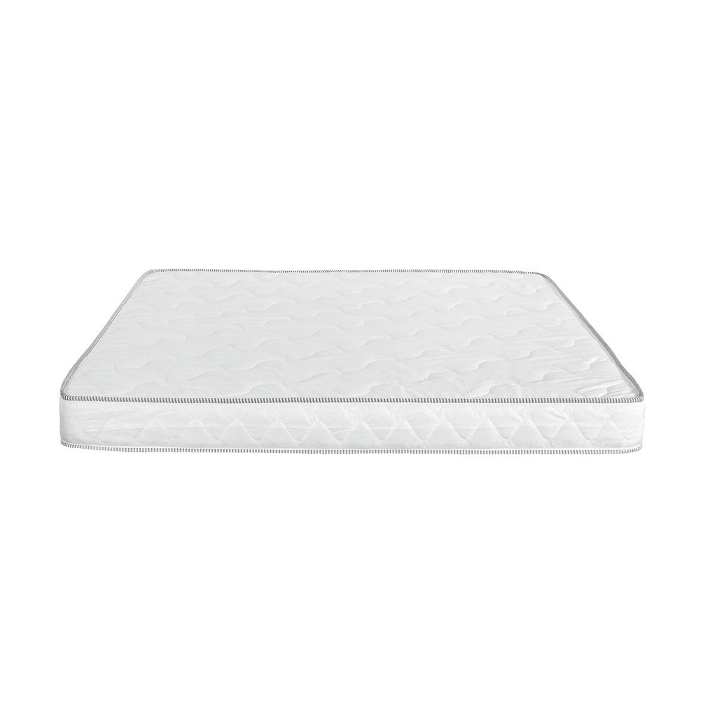 Matelas en mousse ferme réversible de 6 po dans une boîte, matelas simple en mousse haute densité, blanc