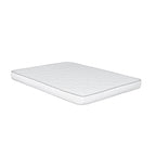 Matelas en mousse ferme réversible de 6 po dans une boîte, matelas simple en mousse haute densité, blanc