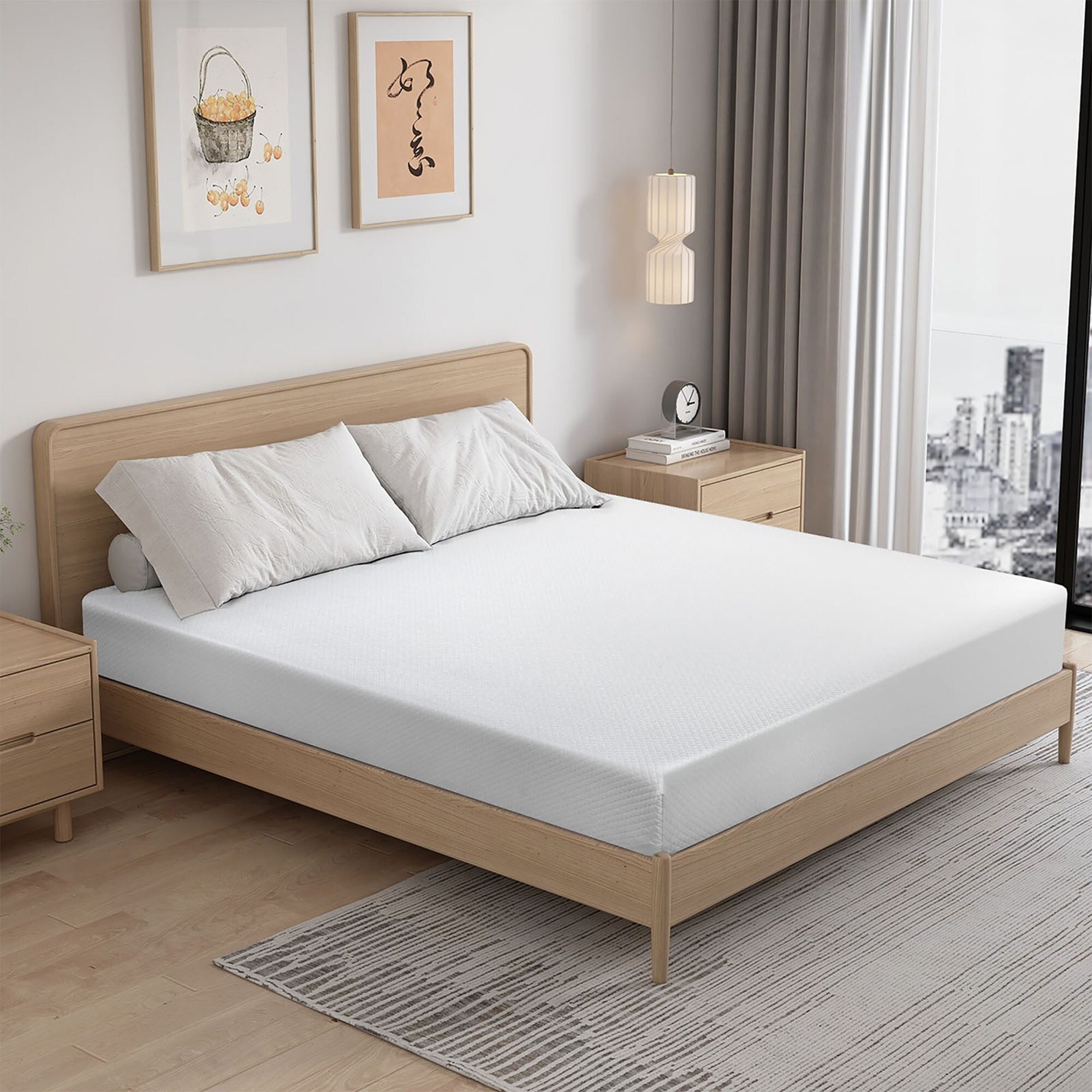 Matelas en mousse à mémoire de forme infusée de gel de 6 po