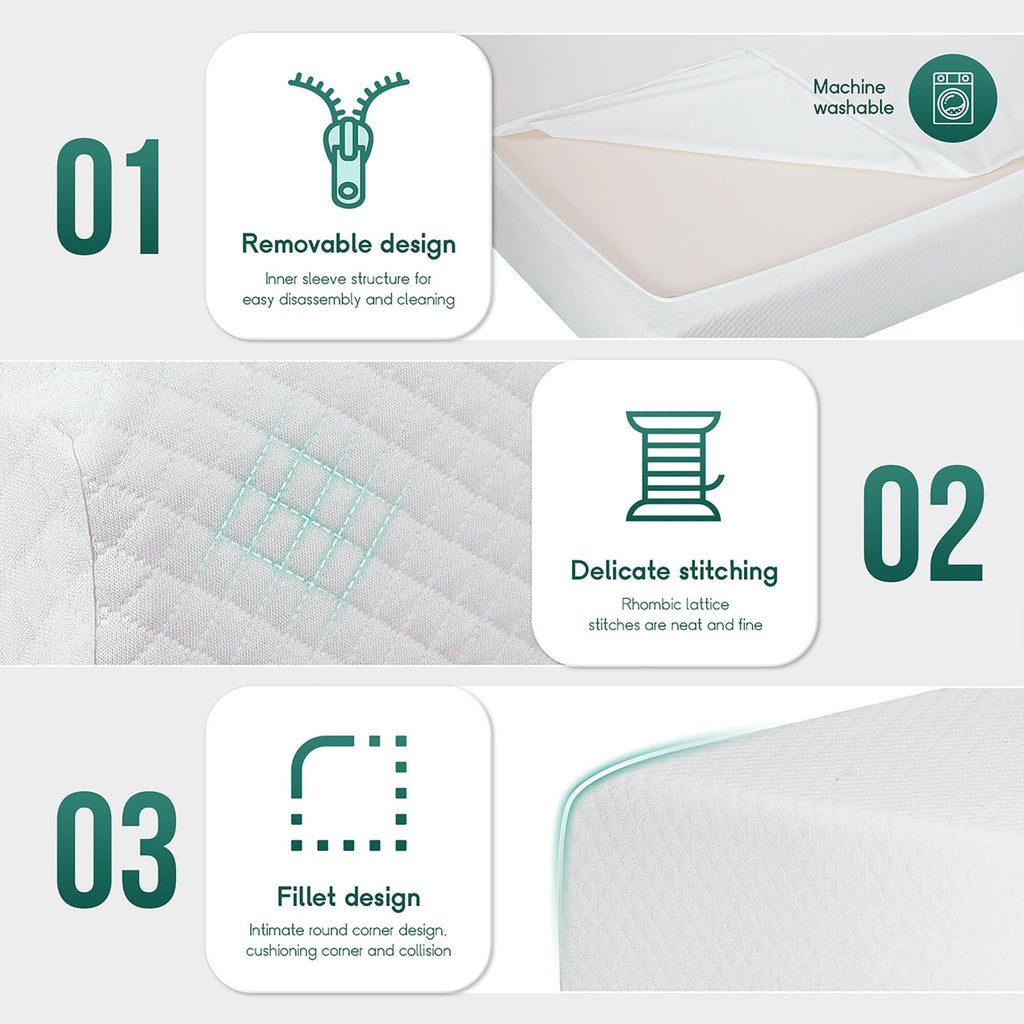 Matelas en mousse à mémoire de forme infusée de gel de 6 po