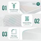 Matelas en mousse à mémoire de forme infusée de gel de 6 po