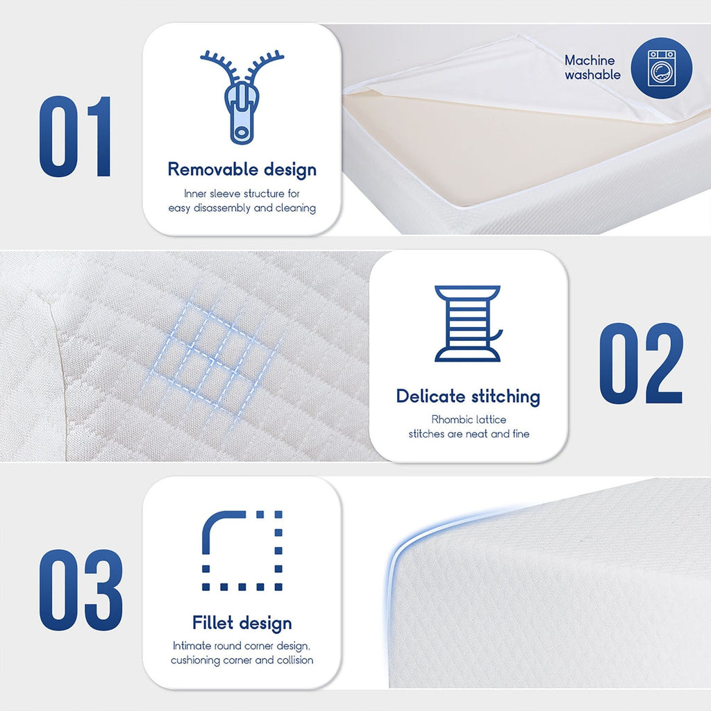 Matelas en mousse à mémoire de forme infusée de gel de 6 po