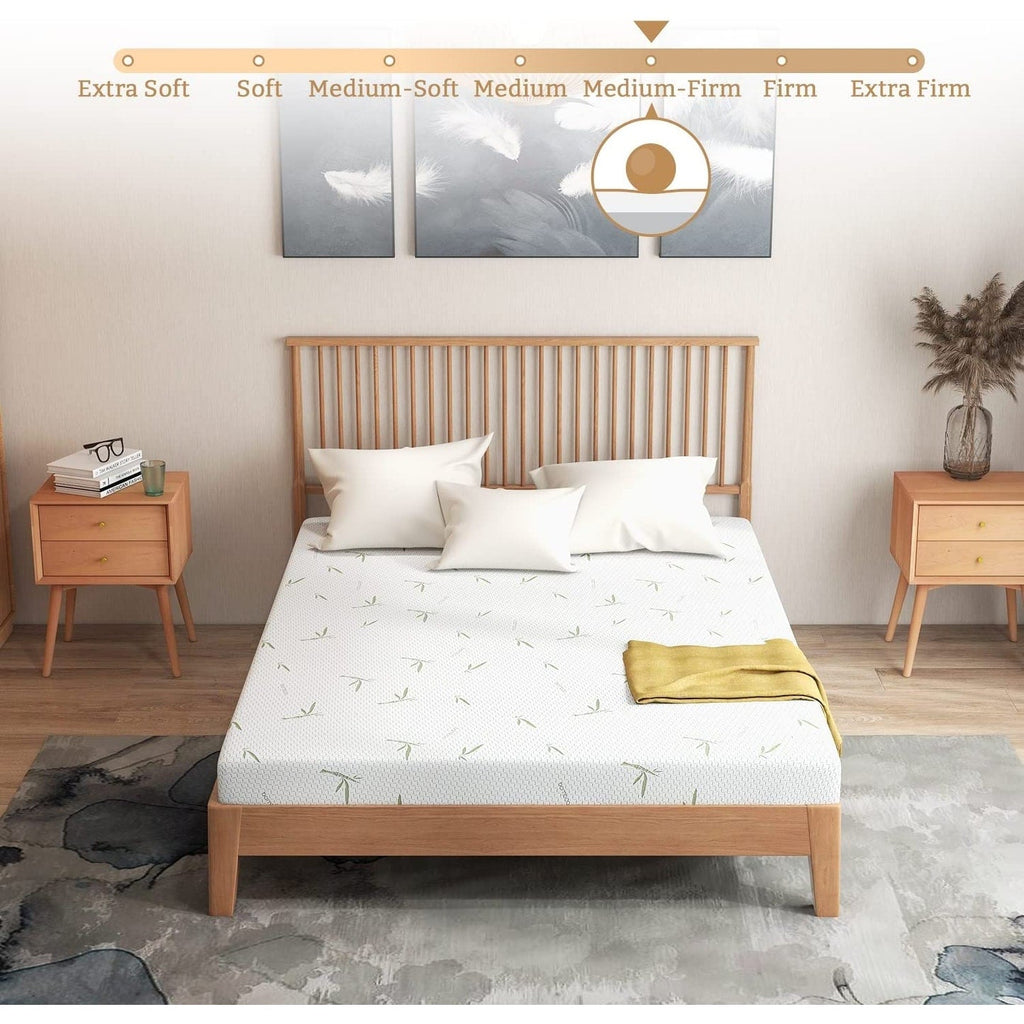 Matelas en mousse à mémoire de forme avec gel rafraîchissant de 6 pouces pour lit d'enfant, lit simple, lit superposé individuel, fabriqué aux États-Unis