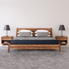 Matelas en mousse de 6 pouces avec housse en tissu résistant à l'eau